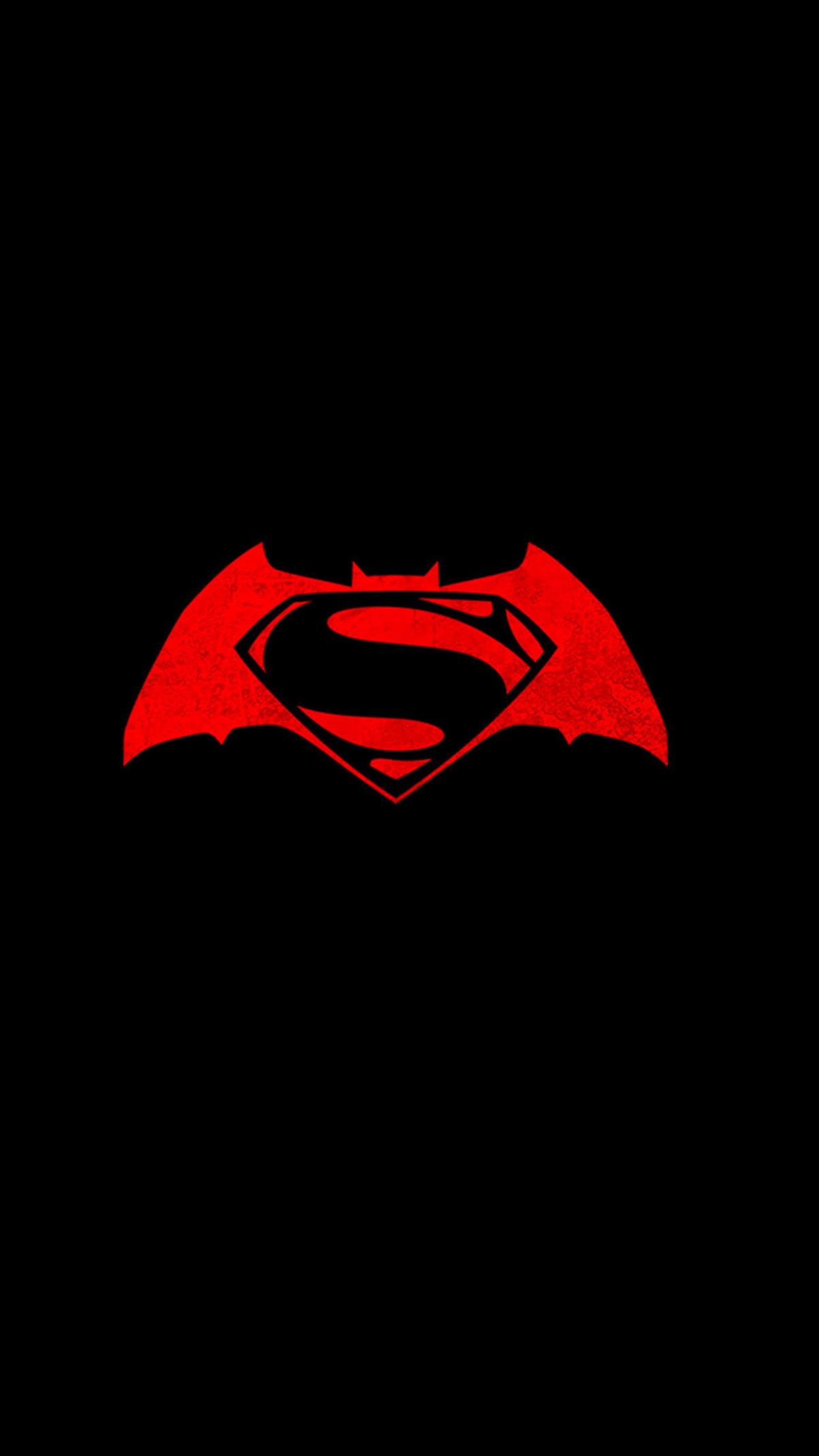 Superman Black Minimal Background HD Wallpaper (2)