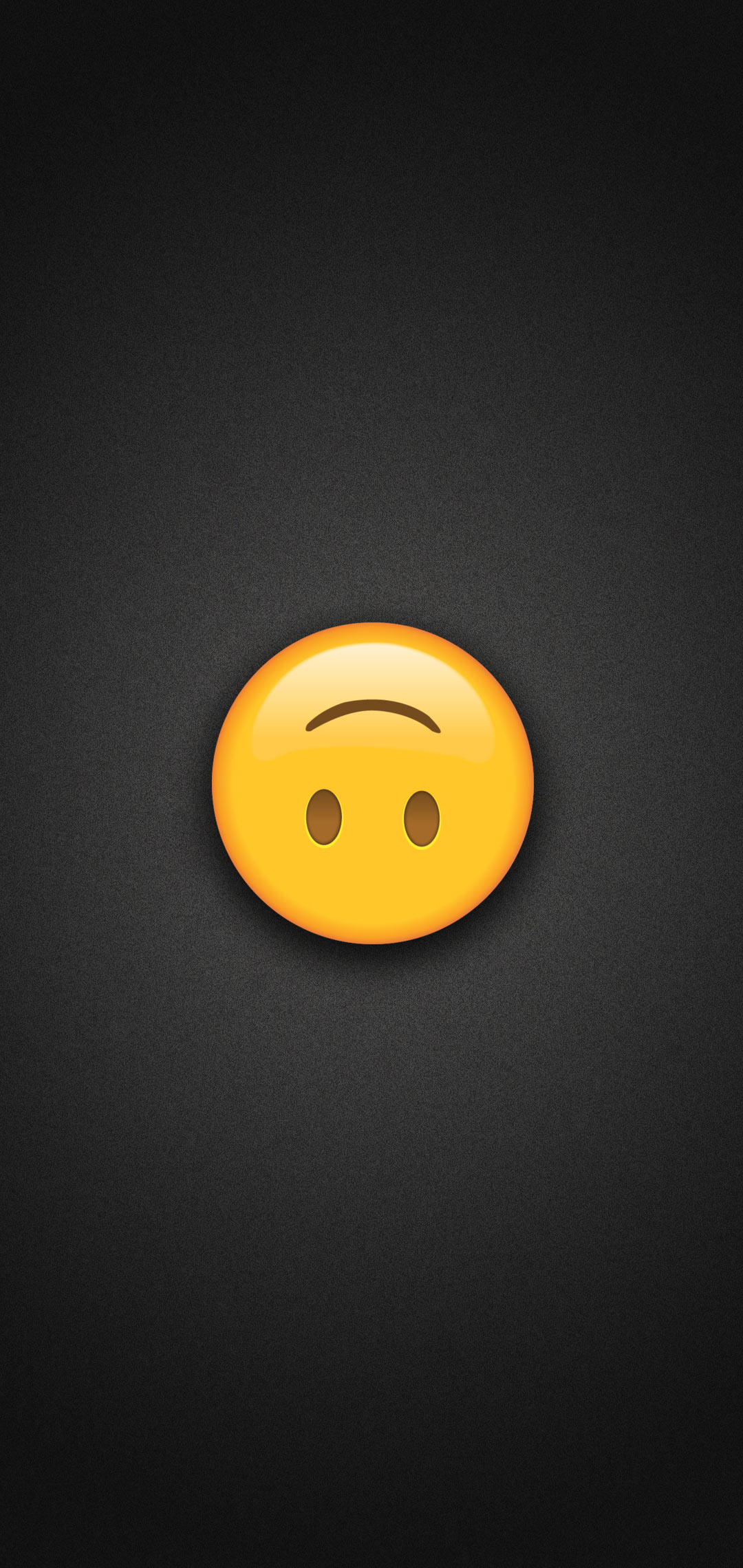 Upside Down Face Emoji Phone Wallpaper